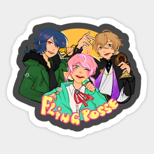 fling posse Hypnosis mic Sticker